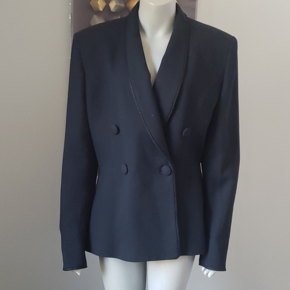 Christian Dior Double Breasted Vintage Wool Blazer